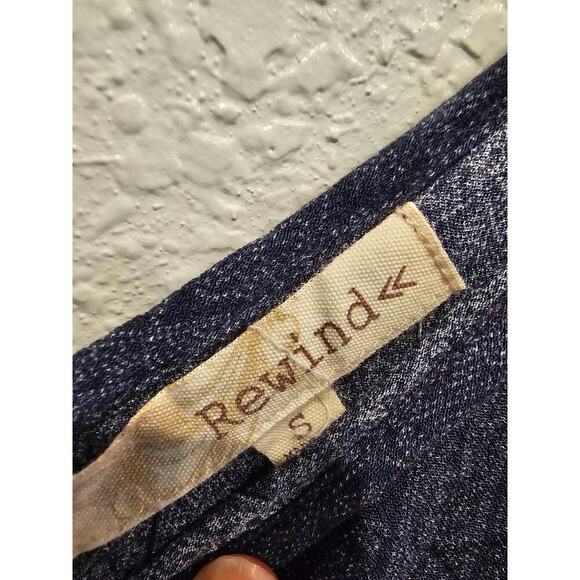 Rewind dark blue dress maxi szSmall boho over the shoulder - Picture 4 of 4